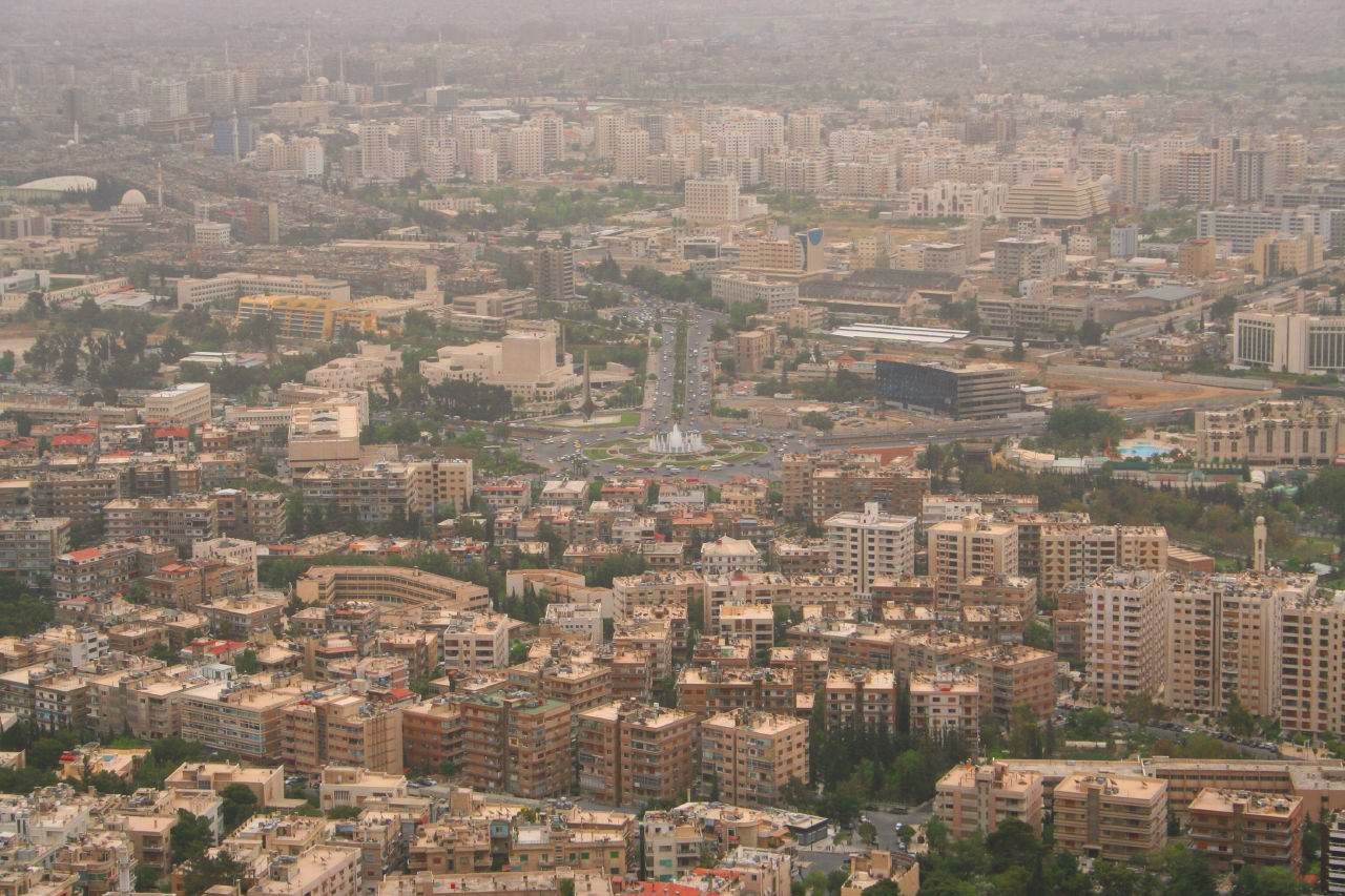 Skyline of Damascus, Syria