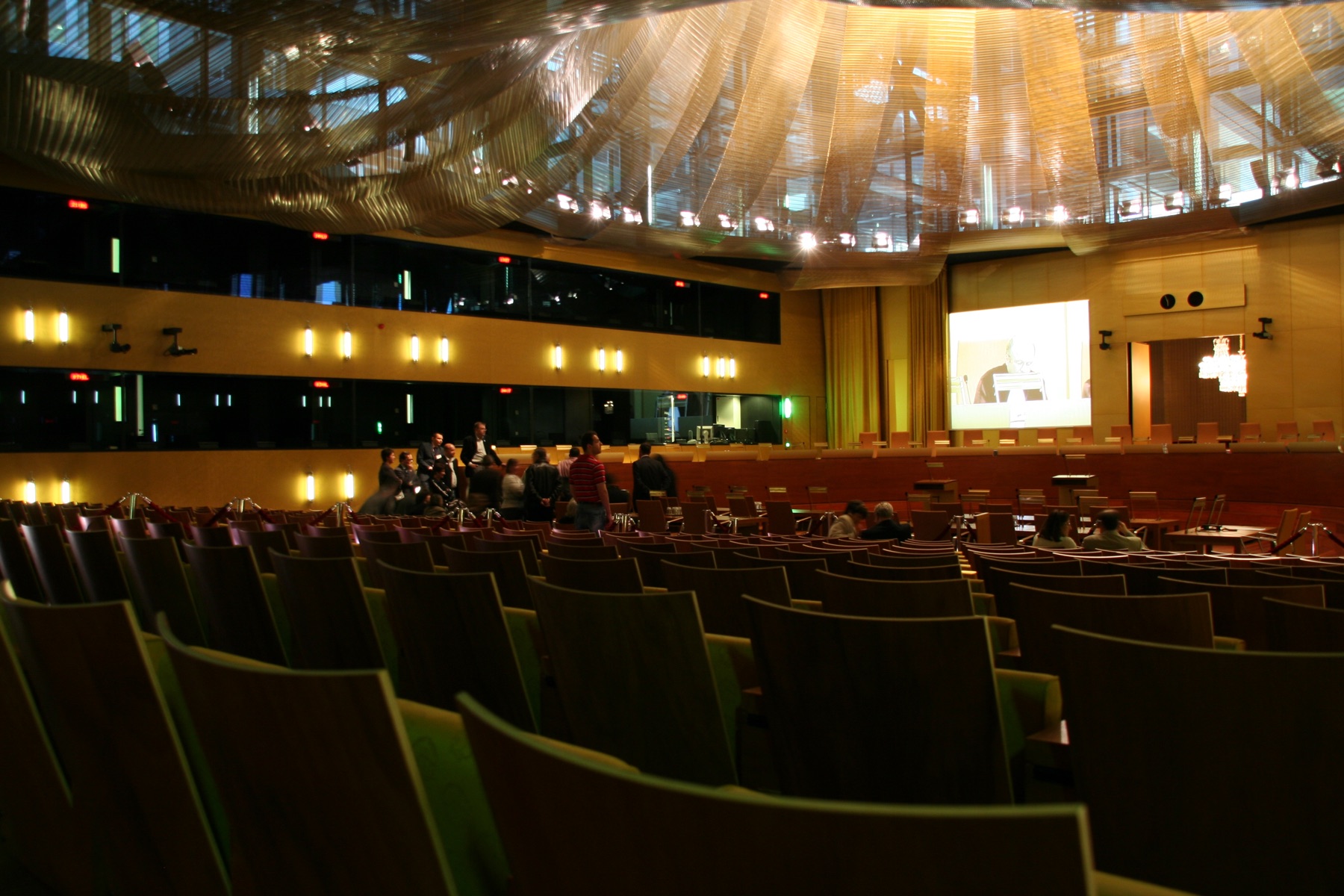 Courtroom associated with European law