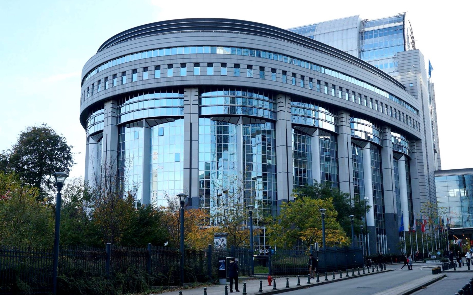 European Parliament chamber in Brussels