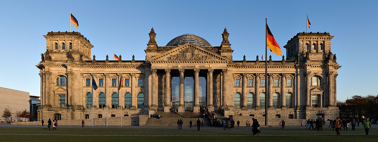 Reichstag building in Berlin, Germany